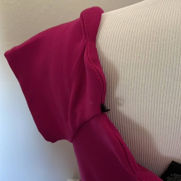 Purple Formal mid length dress with pockets. Size 11/12 - Picture 7 of 9